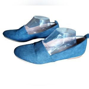 white mt womens shoes 10 Blue Flats Slipon Comfort Woman Footwear